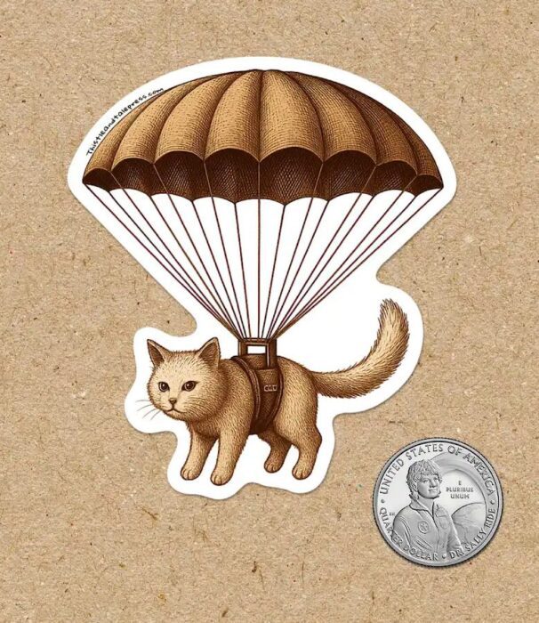 Descending Upon Tomorrow's Daydream Sticker