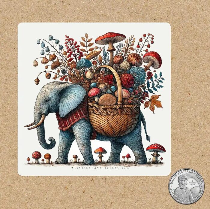 The Elephant's Apothecary Sticker