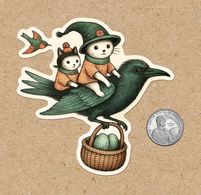 A Tisket, A Tasket Sticker