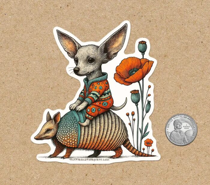 Sir Didymus and the Order of the Poppy Sticker